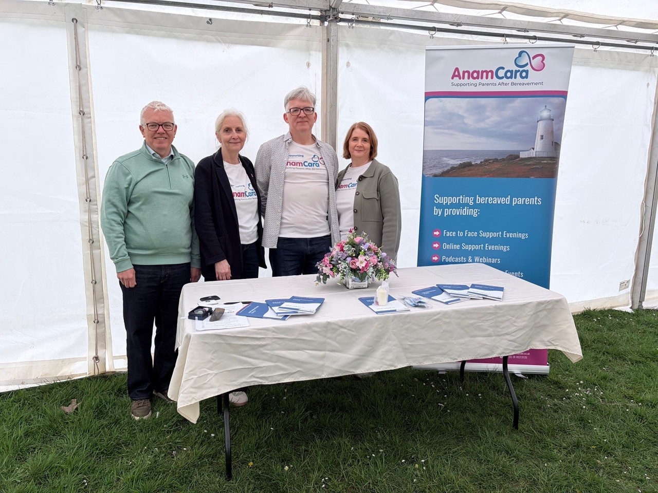 Volunteer Parents at Remembrance Walk Belfast